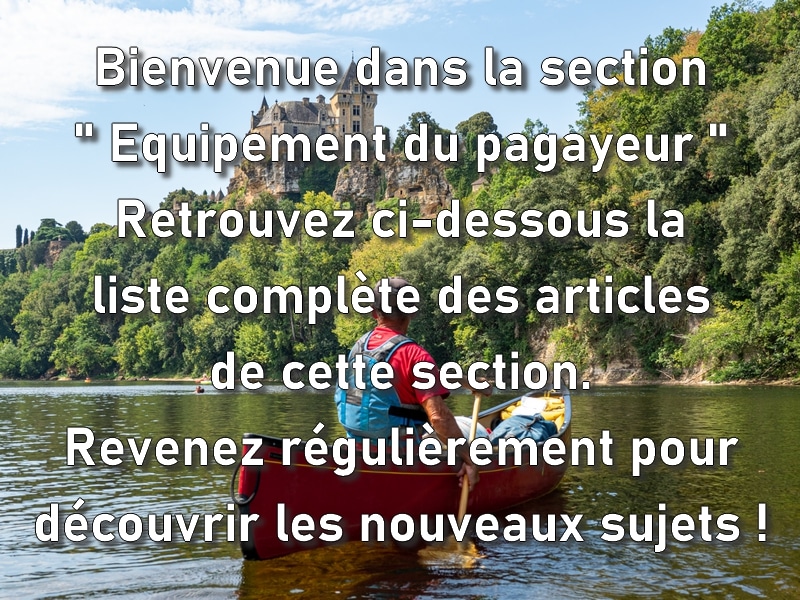 Equipement du pagayeur : liste des articles