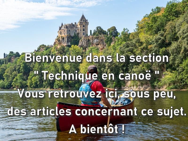 Technique en canoe : liste des articles