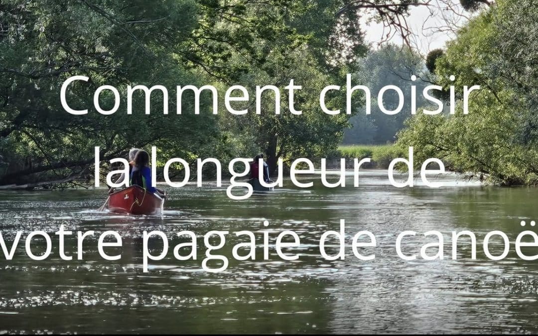 Définir la longueur d’une pagaie de canoe