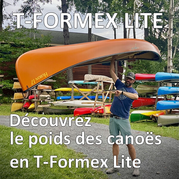 Poids des canoes en T-Formex Lite